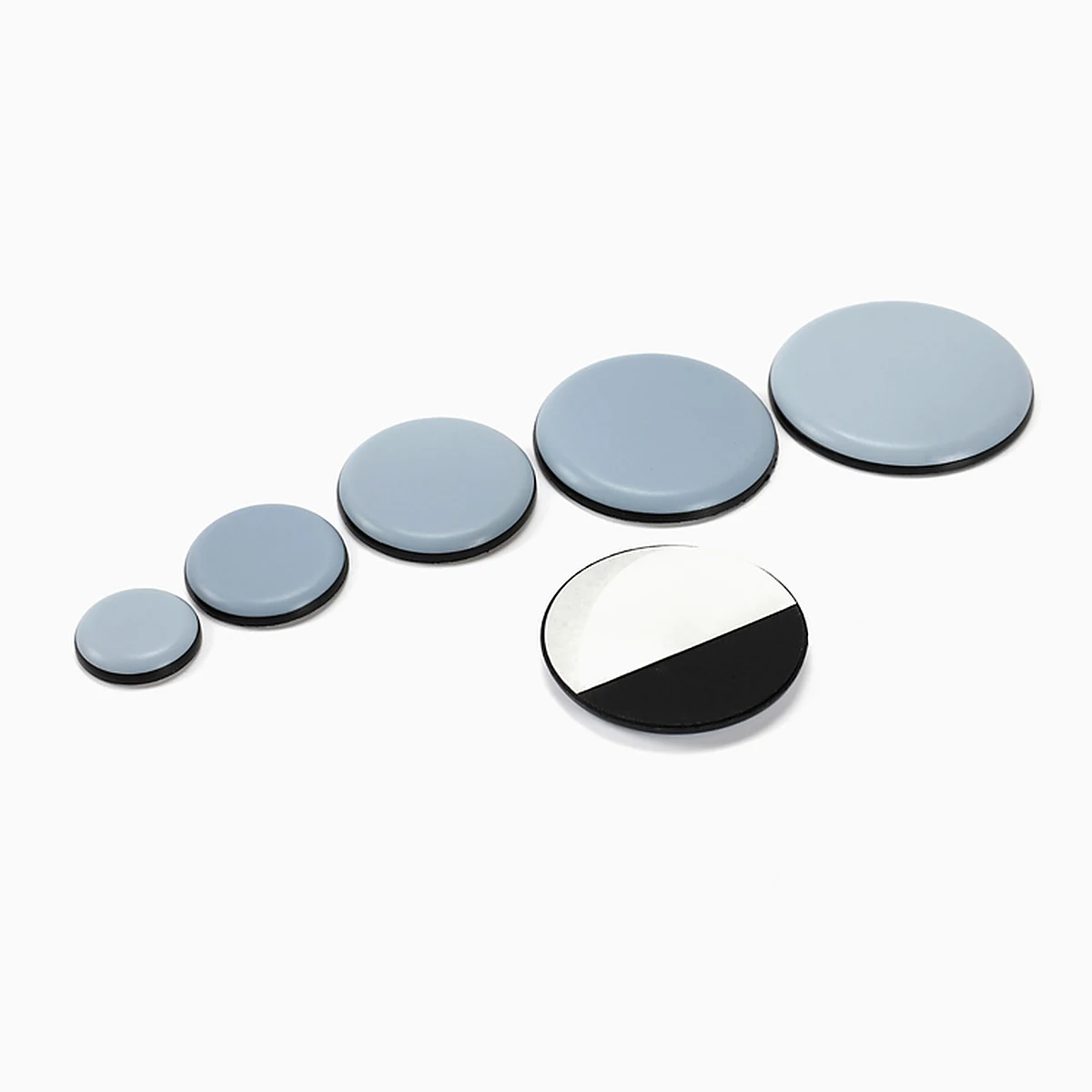 PTFE Furniture Glides — Round · Self-adhesive, product / main image