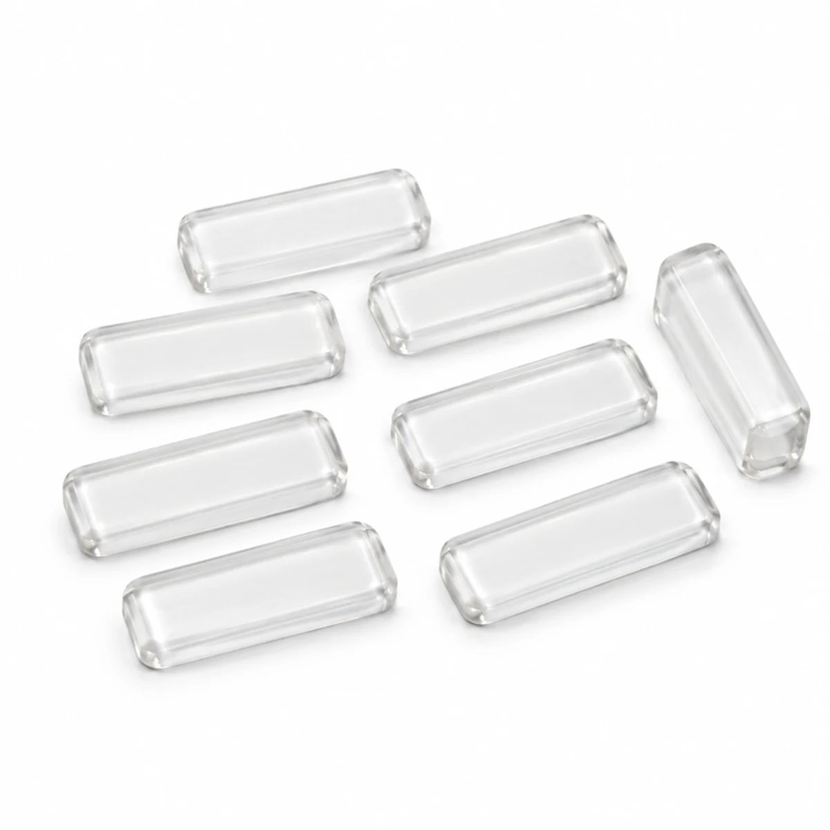 PU Bumper Pads — Short Strip · 30 × 10 × 2.5 mm, product / main image
